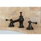 Kingston Brass KC7065BL 8" Widespread Bathroom Faucet, Oil Rubbed Bronze KC7065BL - alternate 2